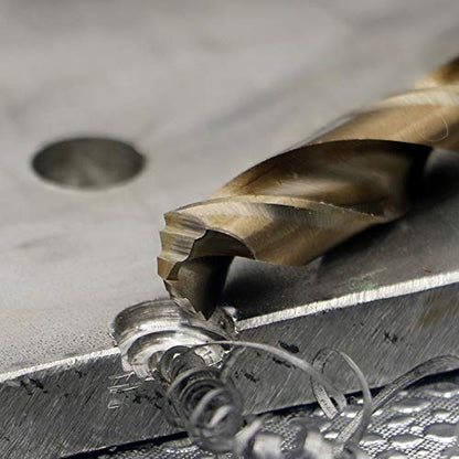 Metric M42 8% Cobalt Twist Drill Bits Set for Stainless Steel and Hard Metal (1mm-10mm/19pcs)