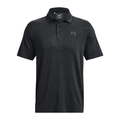 Under Armour Men's Playoff Polo 3.0, (001) Black/Jet Gray/Black, Large