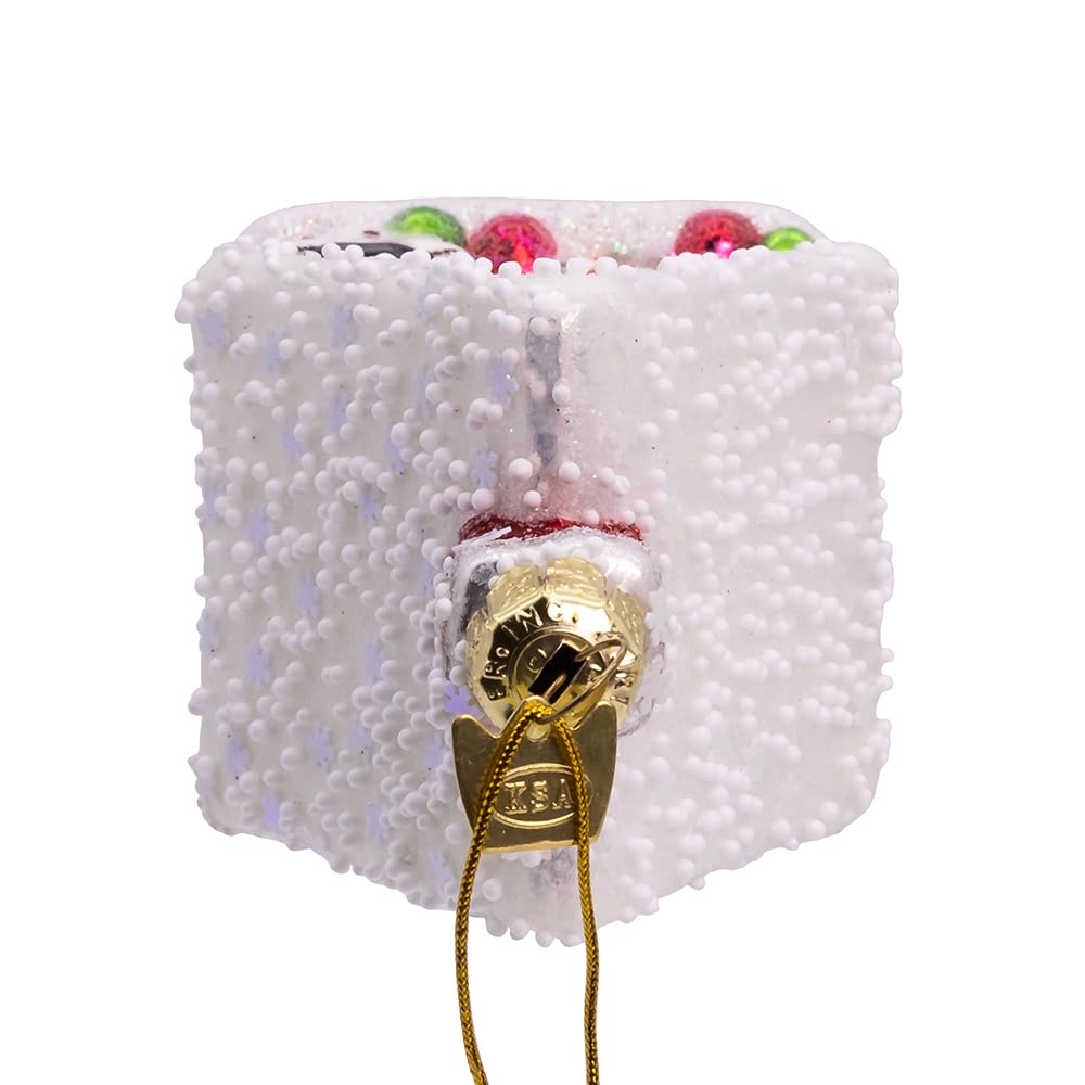 Kurt Adler 4.25-inch Noble Gems™ Gingerbread House Ornament