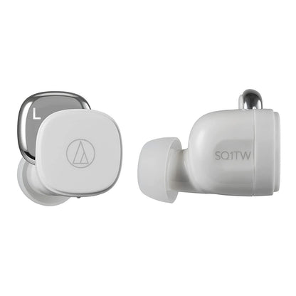 Audio-Technica ATH-SQ1TWWH Wireless in-Ear Headphones, White