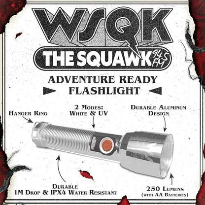 Energizer Stranger Things Squawk Retro LED Flashlight, Water Resistant and Drop Tested Camping Flashlight, Limited Edition, 250 Lumens