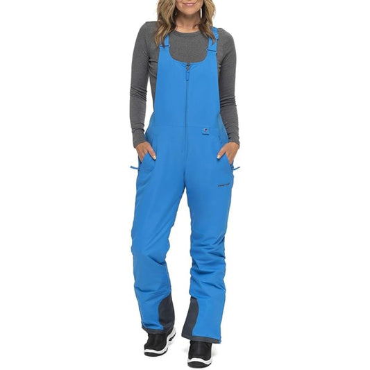 Arctix Women's Essential Insulated Bib Overalls, Marina Blue, Small Short