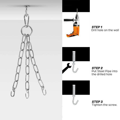 SFEEXUN Punching Bag for Man Women Youth Teens, Indoor/Garden Boxing Bag Unfilled Heavy Bag Set with Punching Gloves, Chain, Ceiling Hook for MMA, Kickboxing, Muay Thai, Karate, Taekwondo