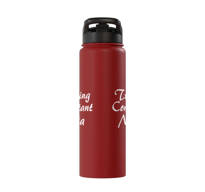 Training Consultant Tshirt Job Occupation Funny Work Stainless Steel Insulated Water Bottle