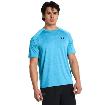 Under Armour Men's Tech 2.0 Short-Sleeve T-Shirt, (423) Capri / / Black, Large Tall