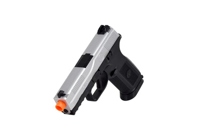 FN Herstal FNS-9 Spring Powered Airsoft Pistol, Silver-Black