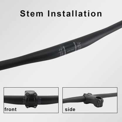 31.8 handlebar, mtb carbon handlebar, carbon handlebars mountain bike, RXL SL straight handle bars for bike mountain bike bars 1-1/4" 31.8 backsweep 9° flat handle bar downhill bicycle UD matte 720mm