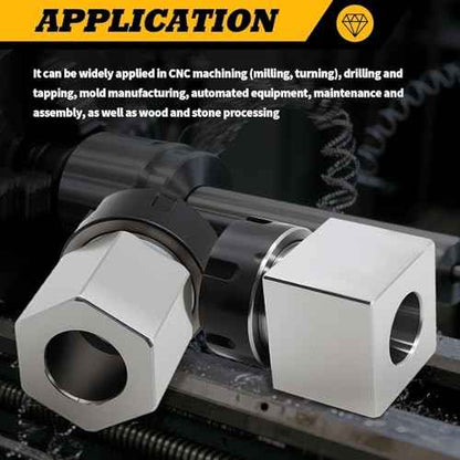 ER-32 Collet Chucks Block Set of Square and Hex Workholding Holder for CNC Machines