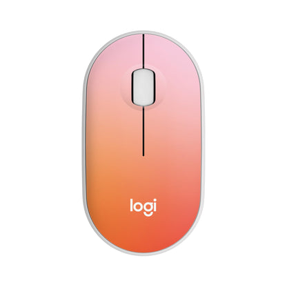 Logitech M340 Wireless Mouse with Limited Edition Prints, USB Receiver and Silent Clicks, Portable Wireless Mouse for Laptop, PC, Windows, Chrome, Surface – Floral Leaves