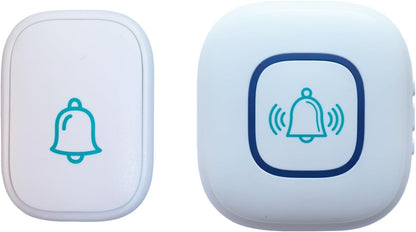 Wireless Doorbell, 1,200ft Wireless Range Doorbell,5 Volume Levels Loud Enough, Mute Mode with 52 Chimes,LED Flashing and Memory Setting.