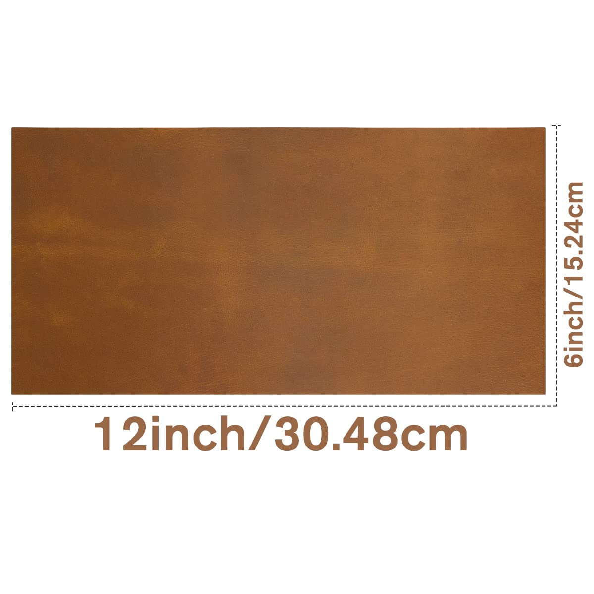Thick Leather Sheets for Crafts Tooling Leather Square 1.8-2.1mm Full Grain Leather Pieces Genuine Cowhide Leather for Crafts Sewing Hobby Workshop Bourbon Brown 6"x12"