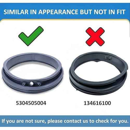 5304505004 for Electrolux Washer Door Seal EFLS627UTT0 EFLS617STT0 EFLS527UIW0 EFLS517SIW0 EFLS627UIW0 EFLS627UTT1 EFLS627UIW1 EFLS517STT0 EFLS527UIW1 EFLS527UTT2 EFLS617SIW0 EFLS627UIW2