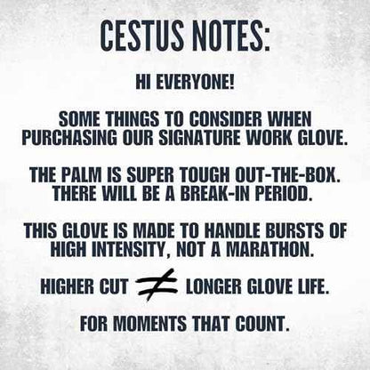 Cestus 3207, ANSI A7 Cut-Resistant Impact Gloves (1,3,10,50 pairs) Heavy Duty Work Gloves Extrication Construction Demolition