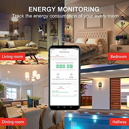 Sengled WiFi Light Bulb - Smart Bulbs That is Compatible with Google Assistant, A19 Daylight (5000K) - No Hub Required, 800LM 60W High CRI)60 Equivalent, 4 Count (Pack of 1)