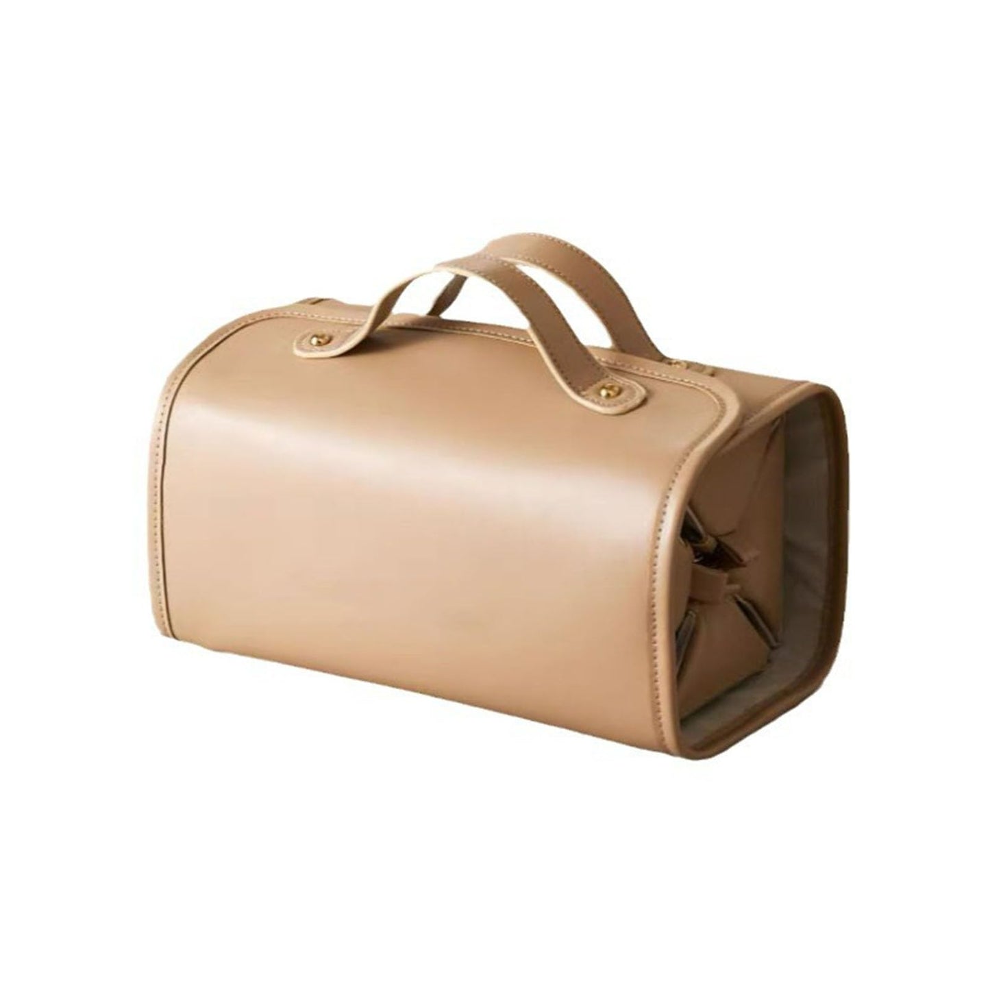 Large Travel makeup bag,Makeup bag,Leather Cosmetic Bags For Women,Leather Waterproof Cosmetic Bag,Detachable 4 in 1 Travel Toiletry Bag for Women,Portable Organizer(1, Brown)