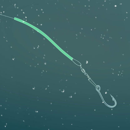 XMHF Fishing Angling Luminous Tube Line Deep Sea Fishing Soft Plastic Glow Tubing Attract Fish 3.8M Light Yellow