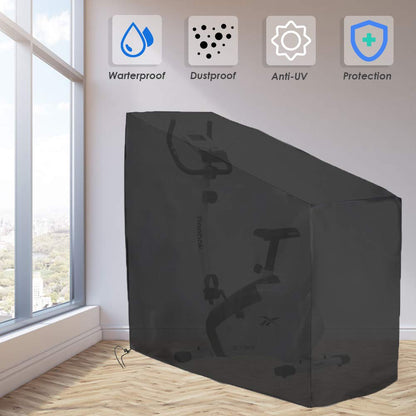 COOSOO Exercise Bike Cover Indoor Cycling Protective Waterproof Outdoor Storage Dust-Proof UV Resistant Bicycle Protection Compatible with Peloton,Bowflex,Nordictrack,Echelon