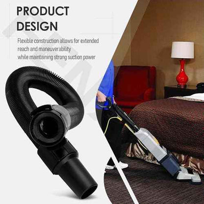 104961 Vacuum Cleaner Hose with Cuffs for Pro-Team 1200XP 1500XP 1500 15XP Upright Vacuum Black