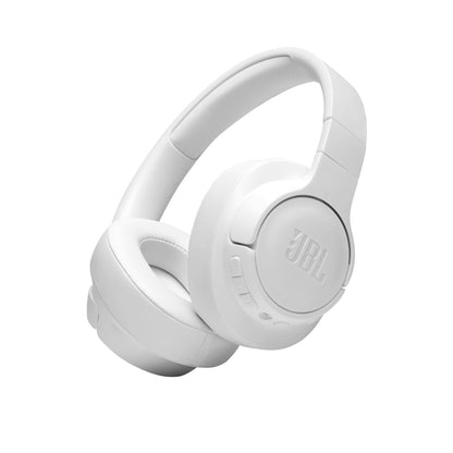JBL Tune 760NC - Wireless Over-ear Noise Cancelling headphones, JBL Pure Bass Sound, Voice Assist, Google Fast Pair, Up to 50Hrs of Battery with ANC off, Lightweight and foldable design (White)