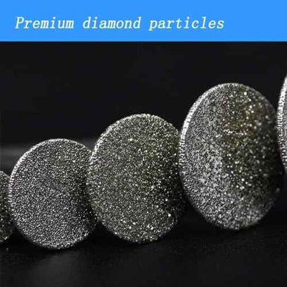 Luo ke 7 Pcs T Shape Diamond Cutting Burr, 1/8'' Shank Diamond Burs Stone Carving Sets For Dremel Rotary Tools