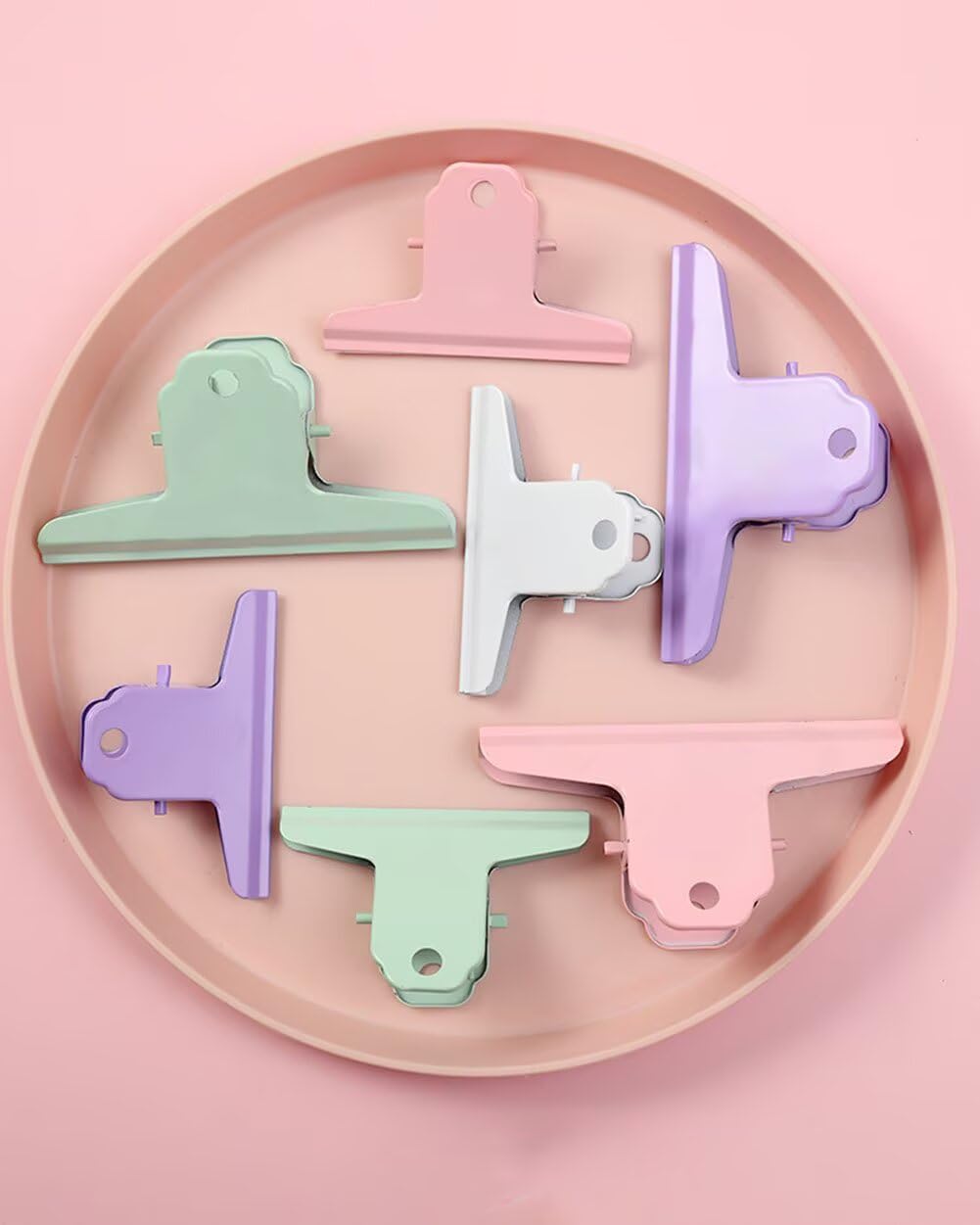 4PCS Extra Large Binder Clips Metal Bulldog Clips Large Paper Clamps Holder Chip Clips for Home School Office Drawing Bag 3inch