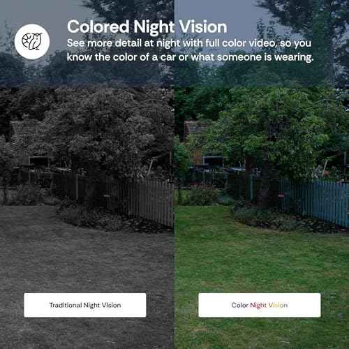 Luna 3MP 2K Window Camera, 2.4GHz WiFi6 Indoor Cameras for Home Security Outdoor, Smart AI Descriptive Motion Alert, Color Night Vision, Stick-On Glass-Mount Wired, Easy & Quick Install