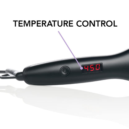 InStyler Straight Up Max Ceramic Straightening Brush - Detangling Hair Brush Straightener with Powerful Ceramic Heated Plates for Smooth, Frizz-Free Hair - For Thick, Curly & Wavy Hair Types