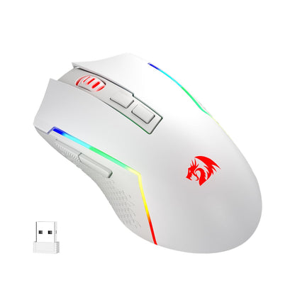 Redragon M693 Wireless Gaming Mouse, 8000 DPI Mice w/ 3-Mode Connection, BT & 2.4G Wireless, 7 Macro Buttons, Reliable Power Capacity for PC/Mac/Laptop