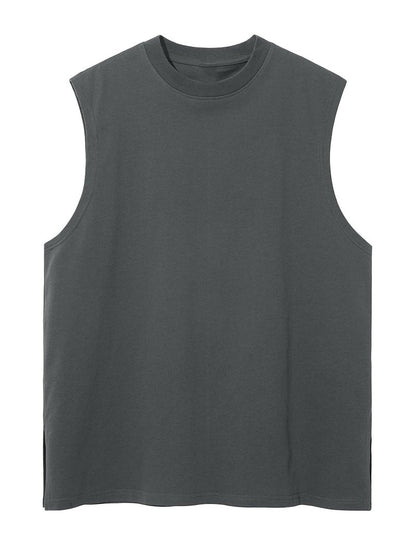 3 Pack Mens Workout Tank Tops Sleeveless Tee Shirts Men Muscle Shirt Gym Cotton T Shirts Running Beach Loose Fit Tee（XZG,BKGYWT,XL