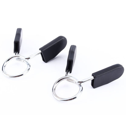 Barbell Collars, Secure Spring Lock Mechanism, Weight Clamps 1 Inch Barbell Compatible for Gym Powerlifting Weightlifting Home Workout Fitness Enthusiasts