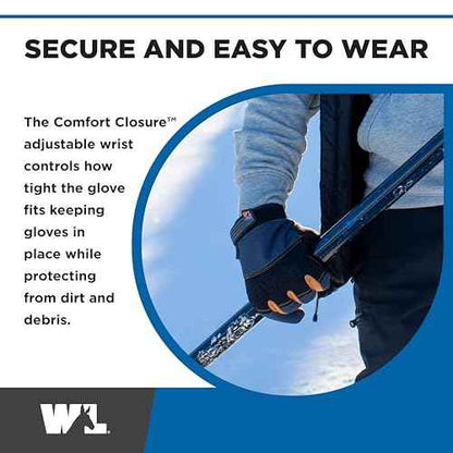 Wells Lamont FX3 Men's Extreme Dexterity Extra Wear Winter Work Gloves, Extra Large 7796