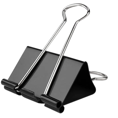 50 Pack Extra Large Binder Clips 2.4 Inch, Upgrade Large Binder Clips Big Paper Clips Clamps for Office and Home Supplies, Black