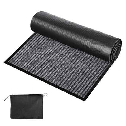 ToLanbbt 2' x 3' Front Door Mat Extra Large Commercial Industrial Rug Heavy Duty Outdoor Indoor Entryway Doormat Low Profile Welcome Entry Door Mat Non Slip Backing for Entrance Home Office, Gray