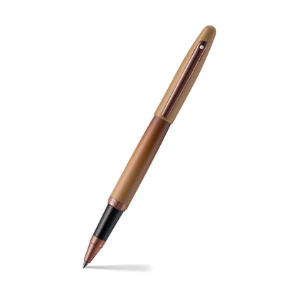 Sheaffer VFM 9428 Coffee Edition Matt Brown Pen with Regal Brown PVD Gold Signature Trims and White Dot of Excellence (Rollerball)