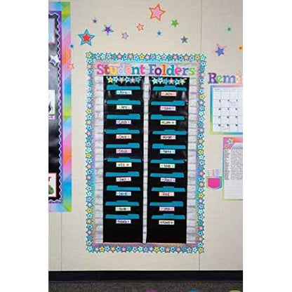 Teacher Created Resources Silver Sparkle Scalloped Border Trim (TCR8765)