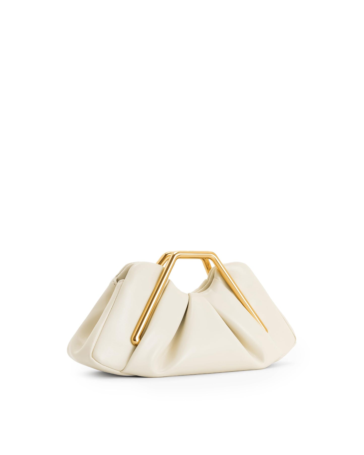 JW PEI Women's Lila Metal Frame Clutch - Ivory