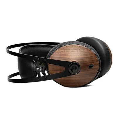 Meze 99 Classics Wired Wooden Closed Back Over Ear Headphones with Microphone (Walnut/Black)