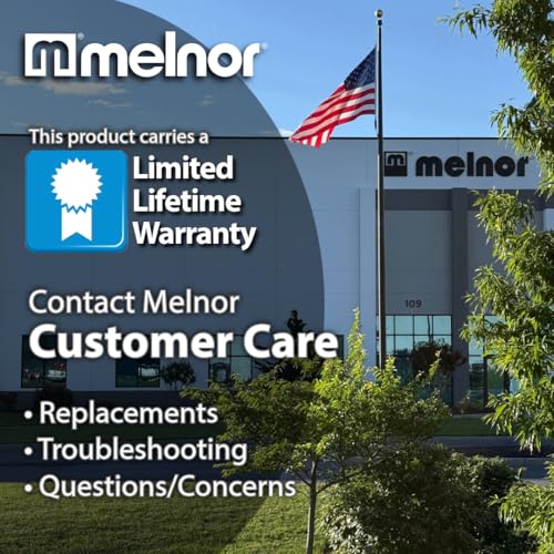 Melnor 65190AMZ RelaxGrip Flashlight 8 Pattern Nozzle w/Adpt