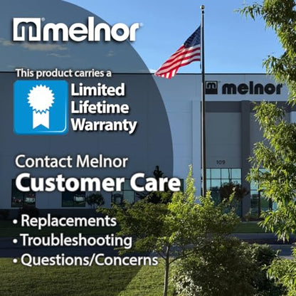 Melnor 65190AMZ RelaxGrip Flashlight 8 Pattern Nozzle w/Adpt
