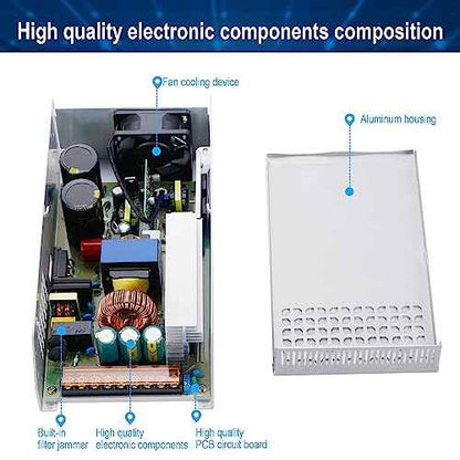 DC 48V 20.8A 1000W Switching Power Supply SMPS AC 110V / 220V-DC 48V Transformer Adapter, for LED Strip Light, CCTV Camera Security System,Computer Project of Industrial Power Supplies