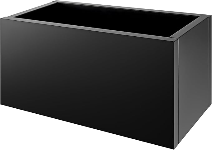 Steel Planter Box 32"x16"x16", Square Metal Planter Box Indoor&Outdoor, Steel Planter Heavy Duty for Commercial and Residential Use