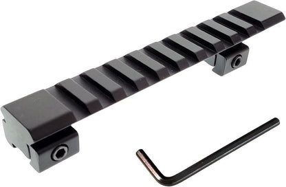 Dovetail to Picatinny Weaver Rail Riser Mount Adapter - 11mm to 20mm for Rifle Scope