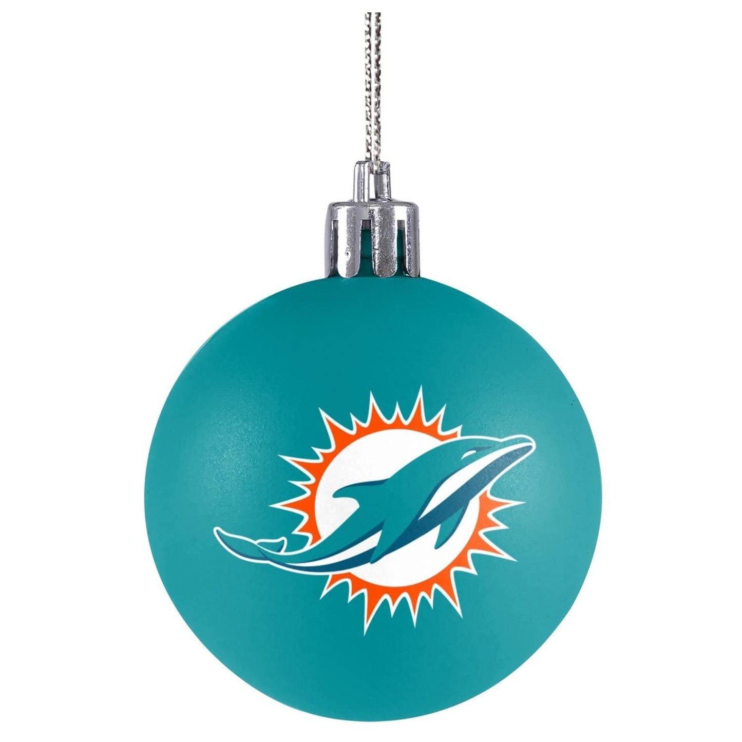 FOCO Miami Dolphins NFL 12 Pack Ball Ornament Set