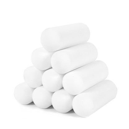 Mister Rui 10 Pack 4 Inch High Density Foam Paint Roller Covers - Small Mini Rollers for Painting Walls, Cabinets, Cupboards, Doors