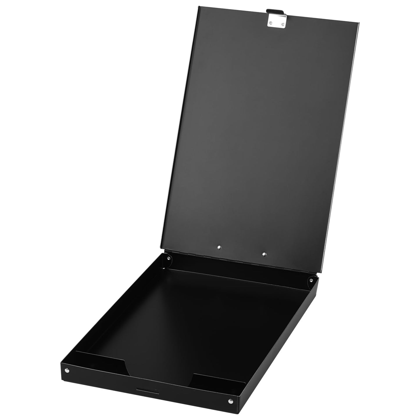 ZCZN Recycled Aluminum Storage Clipboard, Clipboard Box, Form Holder, Suitable for School, Office, Jobsite or Medical Staff, 9.25 x 13.78 Inches, Black