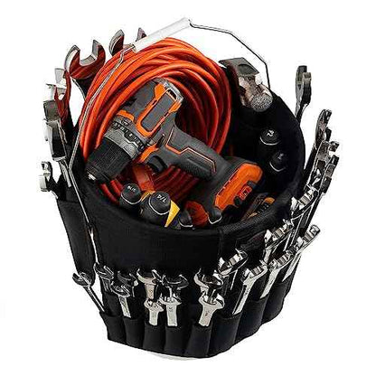 Bucket Boss Wrench Boss Bucket Tool Organizer in Black, AB30020