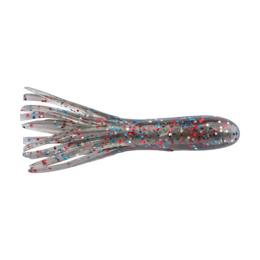 Berkley PowerBait Atomic Tubes Fishing Bait, Smoke Rainbow Sparkle, 1.5in, Irresistible Scent and Flavor, Cut Tentacles for Subtle Action, Perfect for Trout, Crappie and Panfish