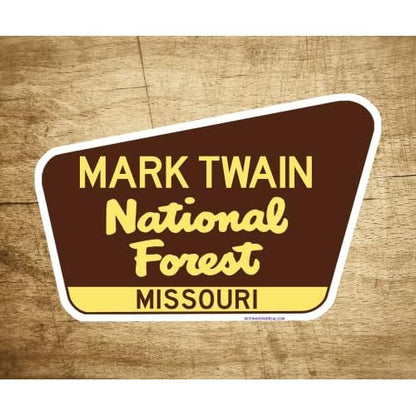 Mark Twain National Forest Sticker Decal 3.75" Missouri MO