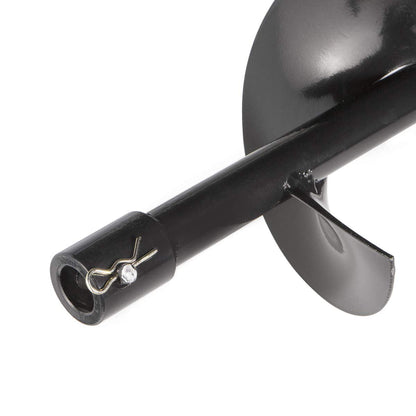 XtremepowerUS Replacement Auger Bit 6" inch for Post Holes Earth Digger Planting Drill Fence Hole Maker Machine Shaft Size 3/4"