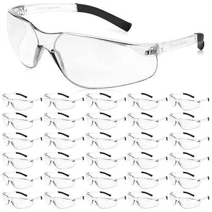 Safety Glasses for Men Women ANSI Z87.1 Safety Glasses Bulk Protective Eyewear Scratch-Resistant